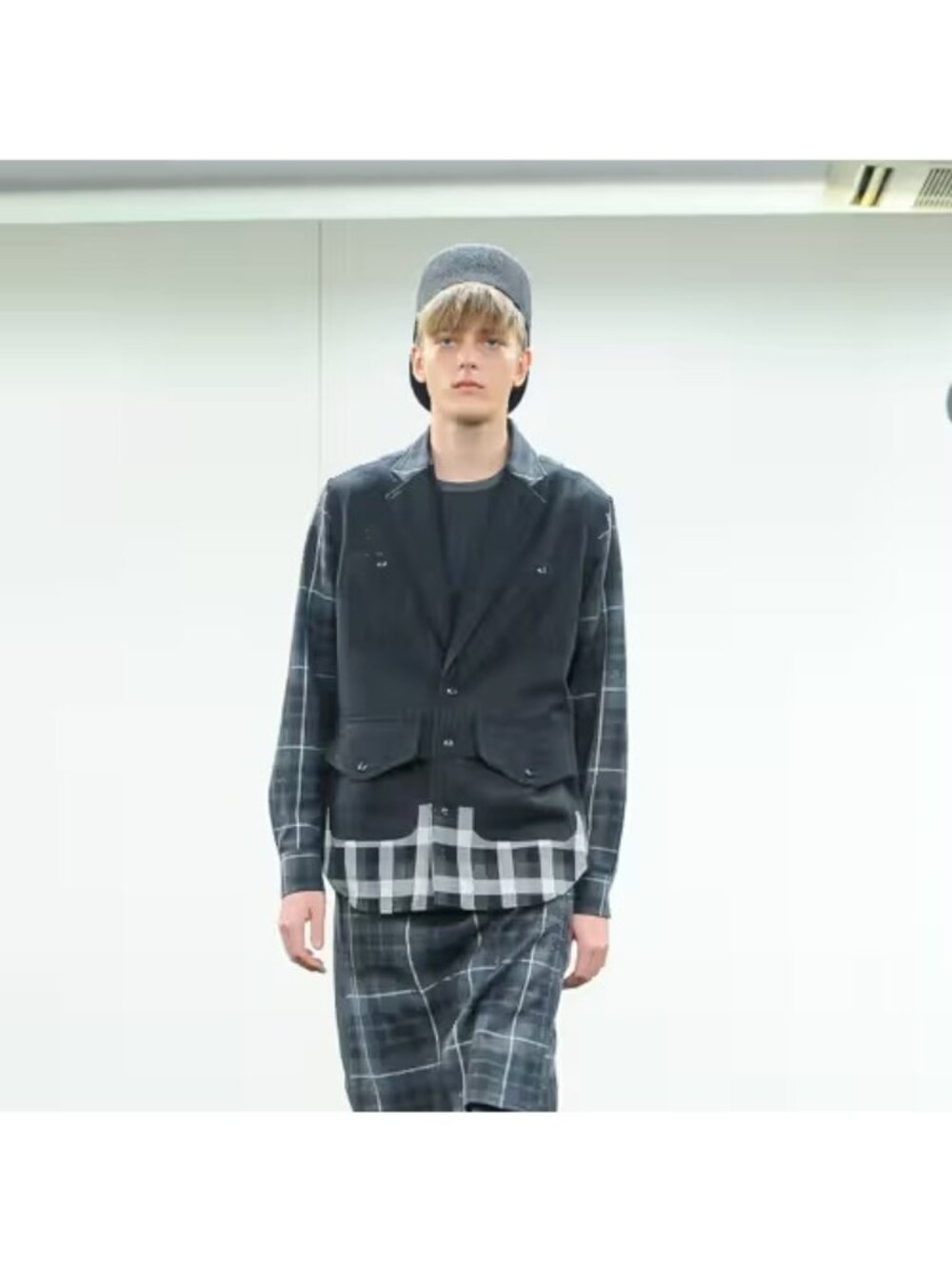 Comme Des Garçons Ganryu 2014 Fall/Winter Shirt Wool Rare Flannel Sz M Japan